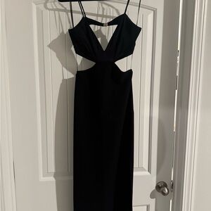 Abercrombie & Fitch Black Backless Dress
